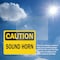Signmission Sound Horn Caution Sign, Vinyl Decal, 10in W x 7in L, 2PK OS-2PACK-CS-D-710-L-19234 - alternate 3